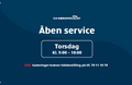 Åben Service kort - Torsdag
